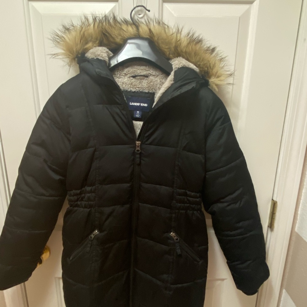 Lands End youth girls WARM and COZY coat